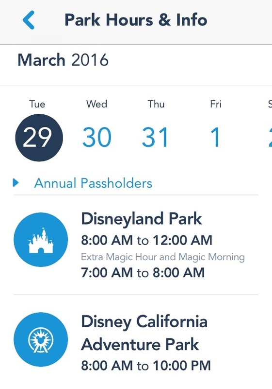 Why you should download the Disneyland app- screen shot