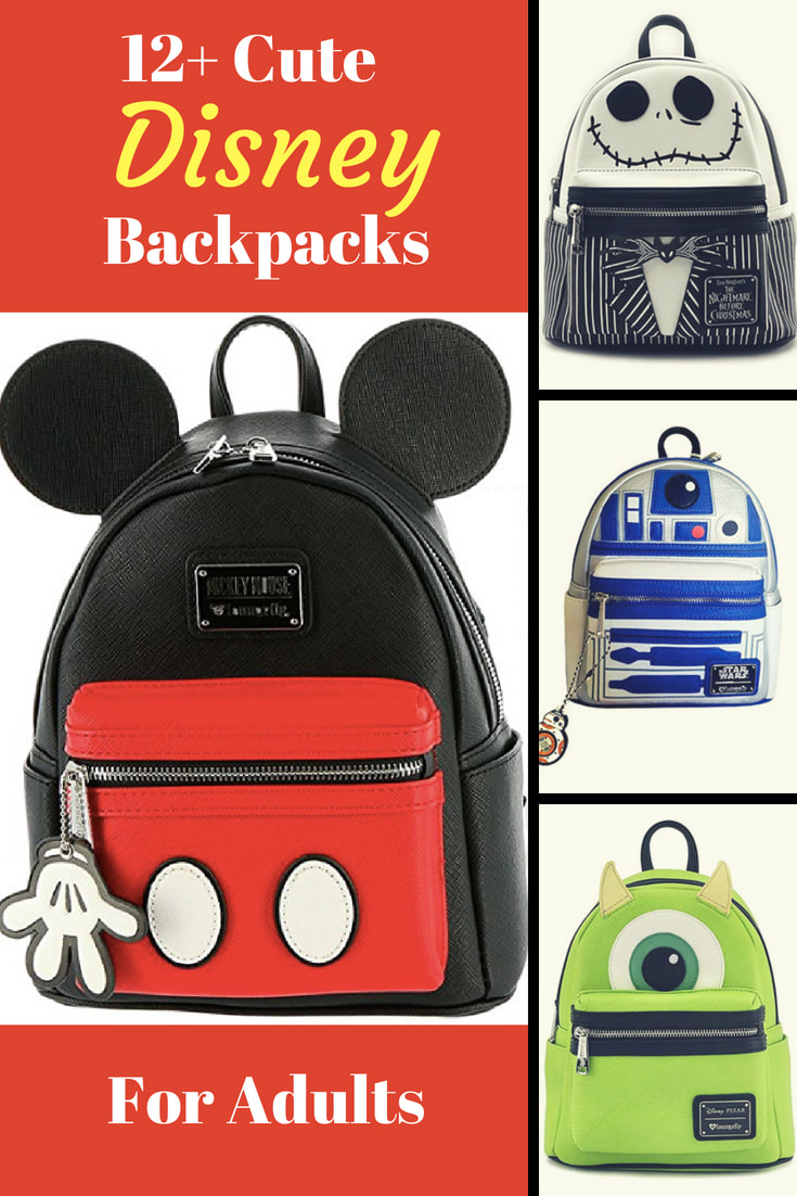 The new style of Disney backpacks aren't just for kids going back to school. These Disney styles are great for adults who want to add a little Disney Style to their wardrobes.