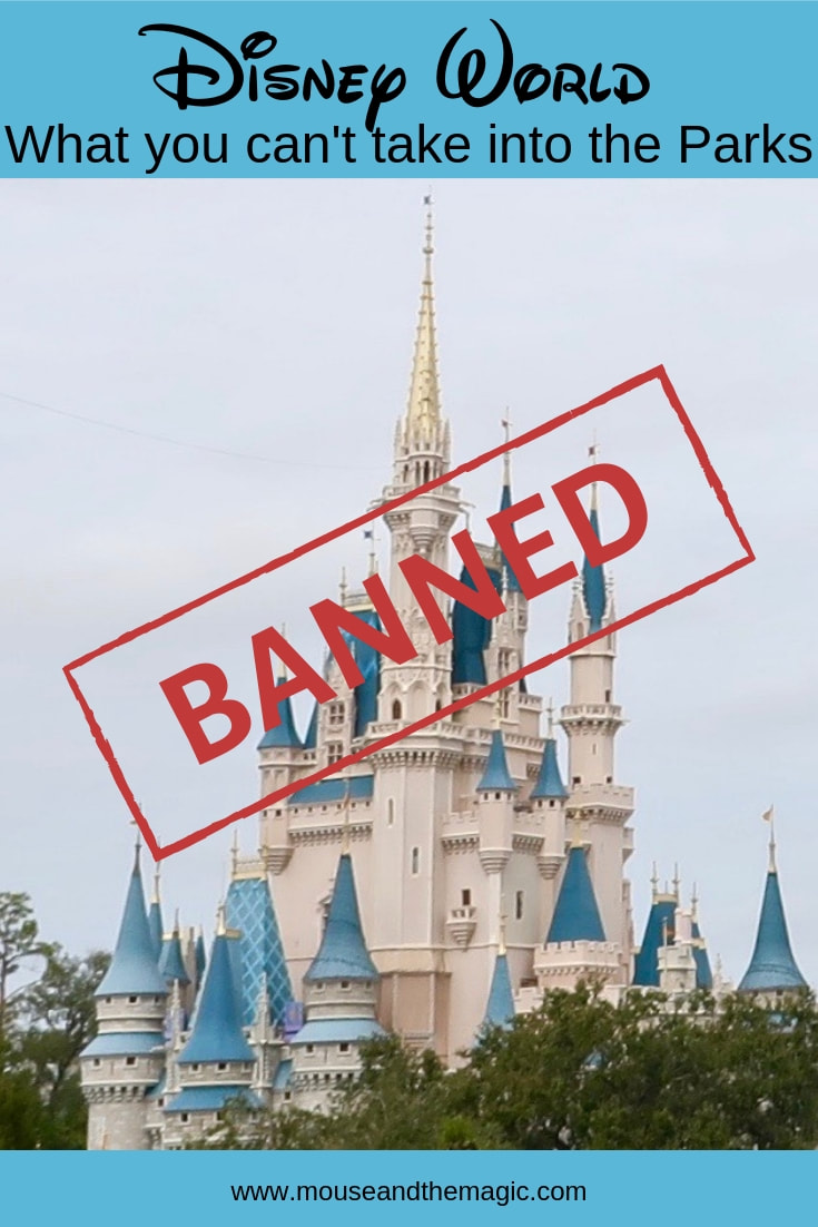 Banned at Disney World - What You Can't Take Into the Parks