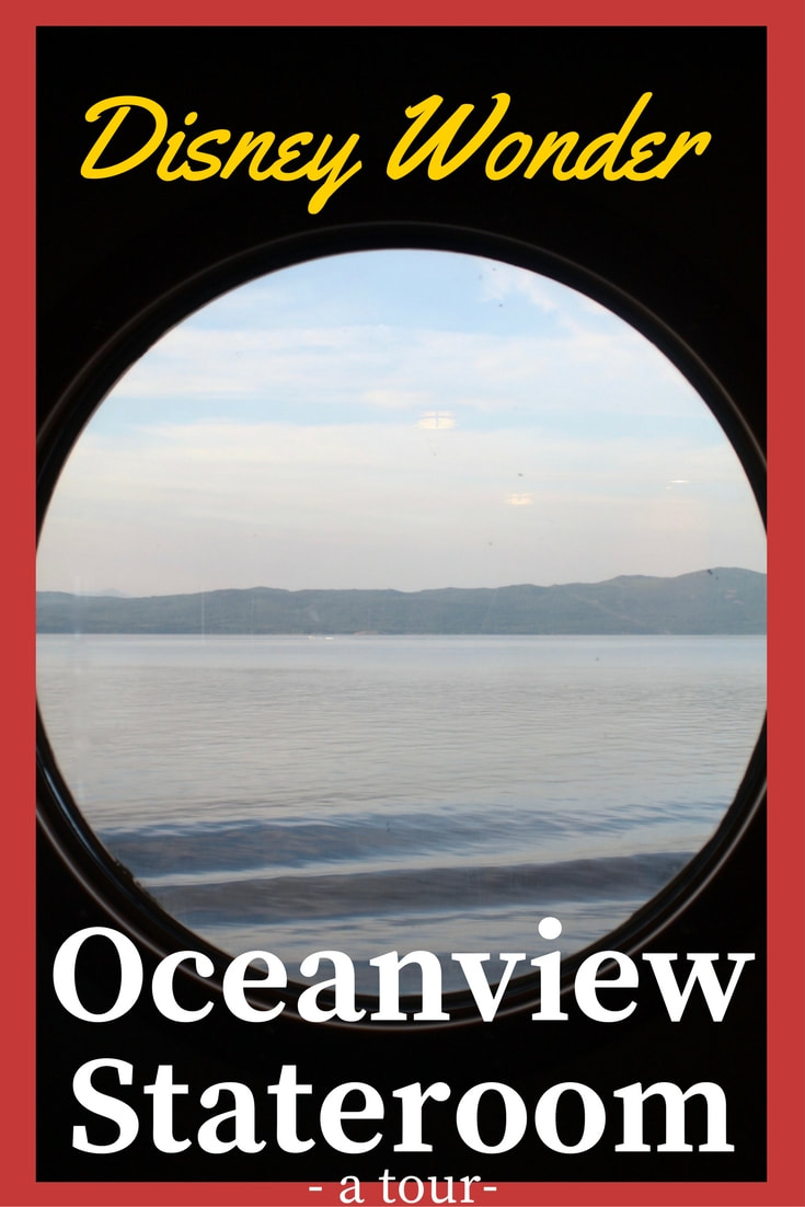 Disney Wonder Oceanview Stateroom - a Tour