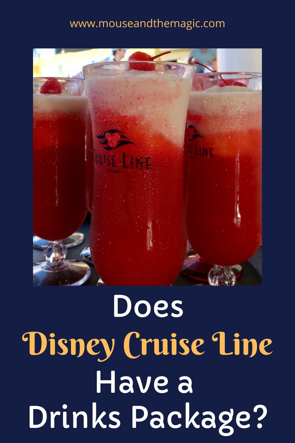 Does Disney Cruise Line Have a Drinks Package?
