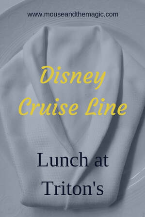 Lunch at Tritons on the Disney Wonder