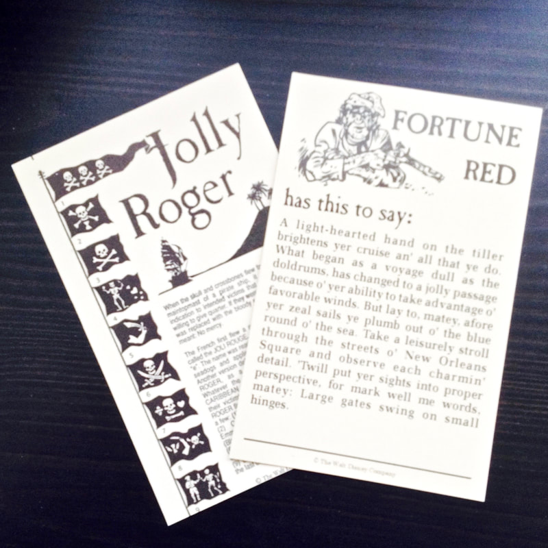 Disneyland Secret- Get a Pirate Message from Fortune Red