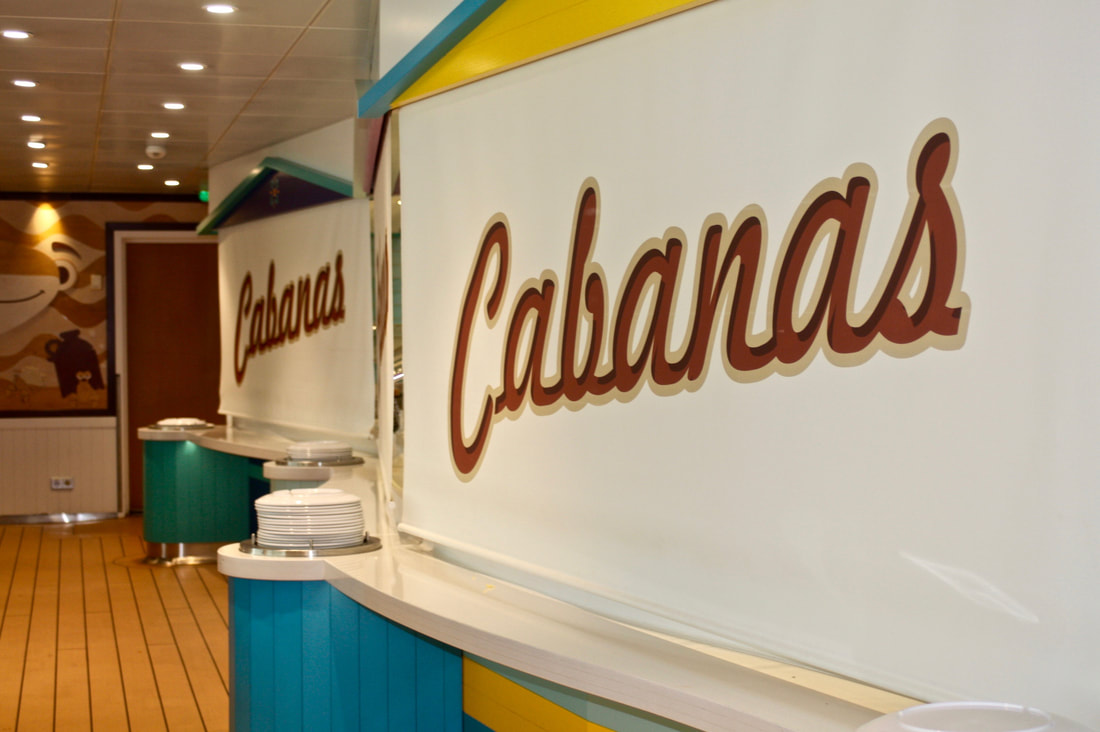 Dining at Cabanas Buffet on the Disney Wonder