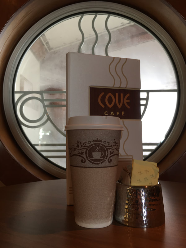 Visiting the Cove Cafe on the Disney Wonder