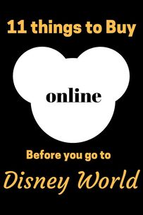 11+ Things to Buy Online Before You GoTo Disney World