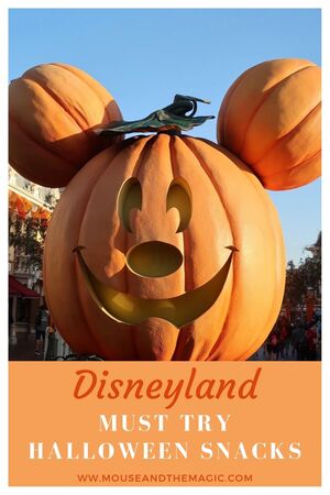 Disneyland - Must Try Halloween Snacks