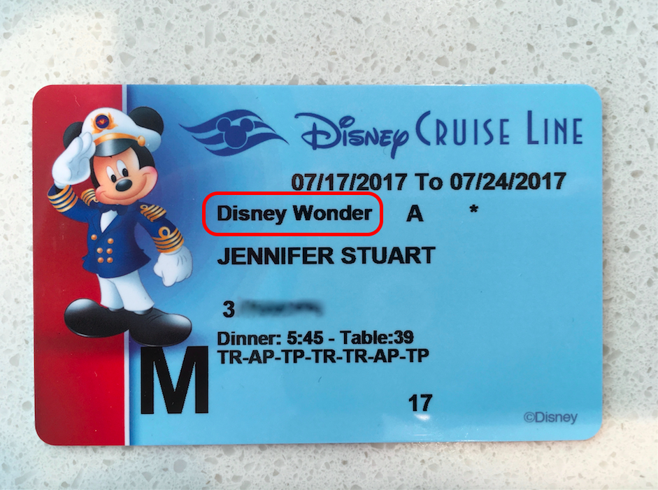 How to Read Your Disney Cruise Line Key to the World Card